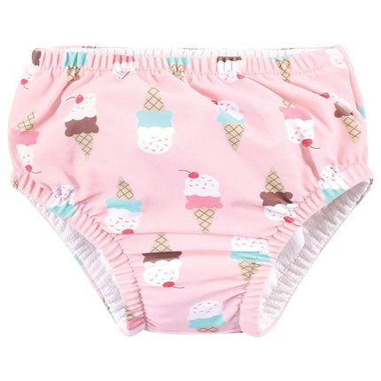 Pañales de natación unisex Hudson Baby, cono de helado, 4 para bebé