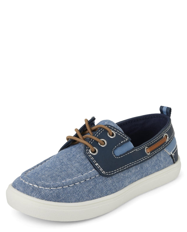 The Children's Place Boy's Slip on Boat Shoes, Nav