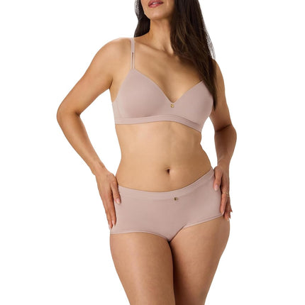 Maidenform Women's, Everyday Luxe T-Shirt, Wireless Convertible Bra, Evening Blush, 38D