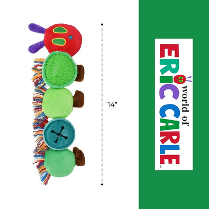 Multipet Eric Carle Very Hungry Caterpillar 14" Treat Plush Dog Toy