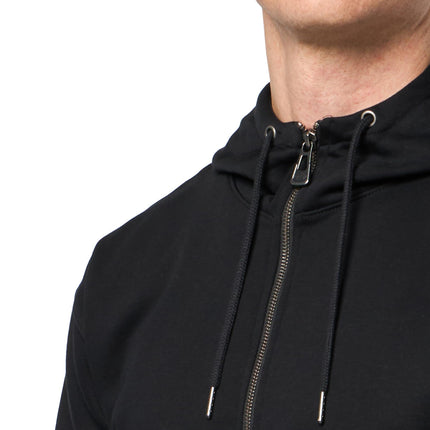Sudadera Dickies de hombre con cremallera corta, negra, 4TG