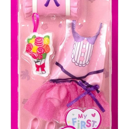 Barbie Clothes, Preschool Toys, My First Fashion Pack, Tutu Leotard, Easy Dress-Up Play, Ballet and Dance Accessories