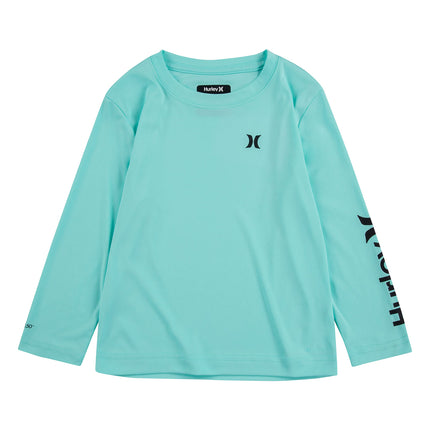 Hurley Boys' Long Sleeve Rash Guard Shirt, Tropica