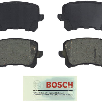 BOSCH BE1348 Blue Ceramic Disc Brake Pad Set - Compatible With Select Audi Q3, Q3 Quattro; Volkswagen CC, Passat, Passat CC, Tiguan, Tiguan Limited; REAR