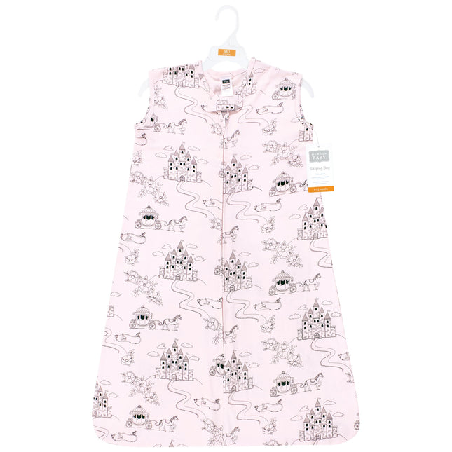 Hudson Baby Unisex Baby Algodón Sin Mangas, Bolsa de Dormir, Saco, Manta, Princesa Cuento de Hadas, 12-18 Meses