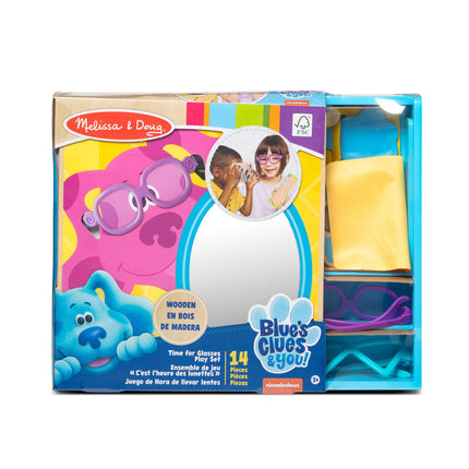 Melissa & Doug Las Pistas de Blue y Tú! Juego de rol de oculista, juguete de juego de rol para niños de 3 años en adelante, regalo para niños o niñas, materiales con certificación FSC