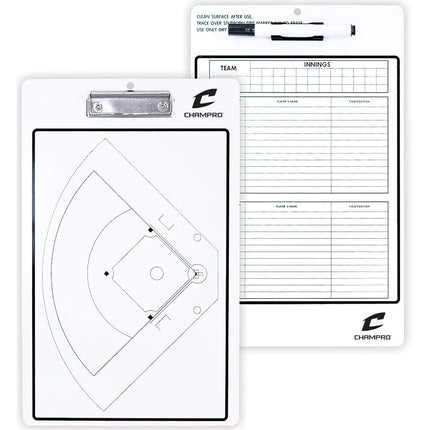 CHAMPRO Baseball/Softball Coaches Board (White)