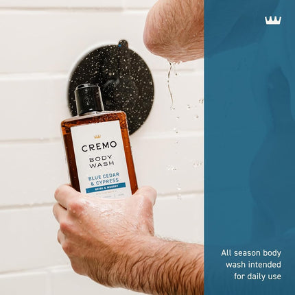 Gel douche toutes saisons Cremo - Cèdre bleu et cyprès, 473 ml