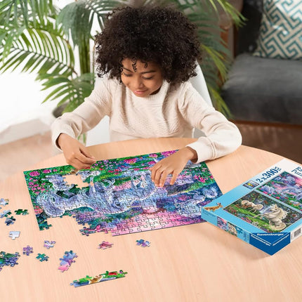 Ravensburger Children Puzzles Unicorns 2x300pc - Ages 9+