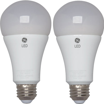 G E Lighting 66133 GE 2PK 15W Day A21 Bulb - Quant