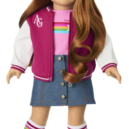 American Girl, Truly Me 18-inch Doll #103 with Green Eyes, Wavy Red Hair, Light-to-Medium Skin, for Ages 6+