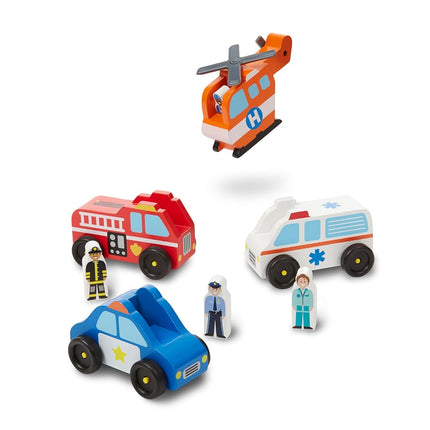 Melissa & Doug Emergengy Vehicle Set
