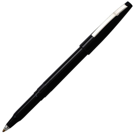 Bolígrafo Pentel Rolling Writer Stick, punta mediana, 0.40 mm, barril/tinta negra, 12 unidades (R100-A)