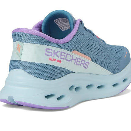 Skechers Women's MAX Cushioning Glide-Step Caledonia Trainers Slate 6