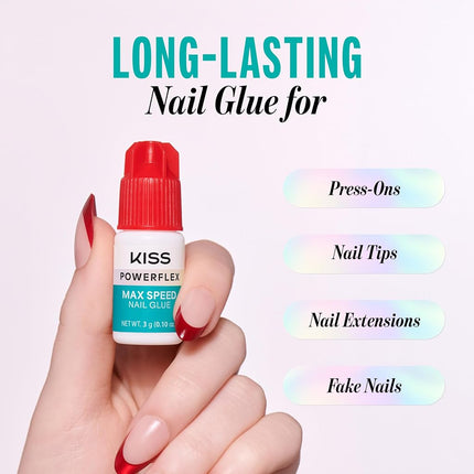 KISS Nail Glue Cyanoacrylate Liquid Nail Glue Glue Nail Clear