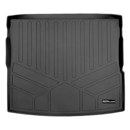 SMARTLINER Alfombrilla Protectora de Maletero a Medida para Todo Clima Negro para BMW X1 2016-2021 Se Adapta Sin Rueda de Repuesto