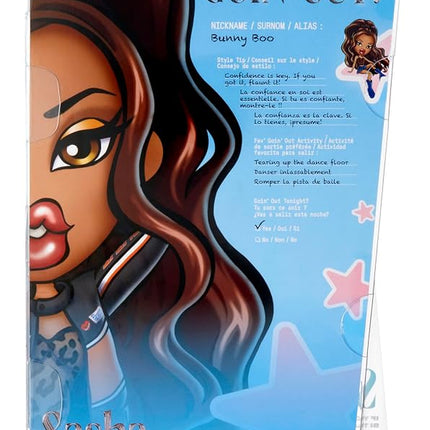 Bratz Goin' Out! - Sasha - 1 Collectible Fashion Doll with Accessories, Comes with an Outfit, a Purse, a Pair of Sunglasses, and a Brush - Kids Toy - Great for Ages 6 and Older
