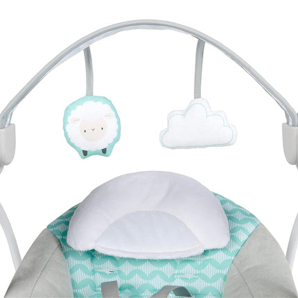 Ity by Ingenuity Swingity Swing Easy-Fold Portable Baby Swing – Goji, Blue (12536)