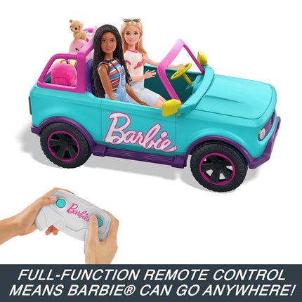 Hot Wheels Barbie RC SUV, Remote-Control Pink Vehicle