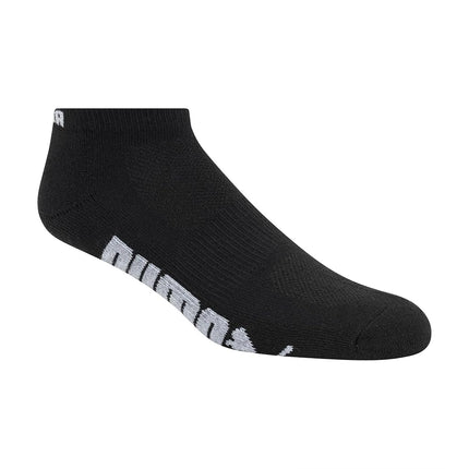 PUMA Men's 6 Pack Low Cut Socks, Black/White, 9-13 UK (Pack of 6)