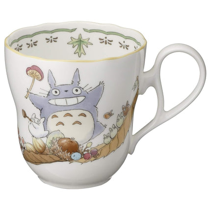 Noritake 4924-37L/TP97855 My Neighbor Totoro, Microwave Safe, 2 Pieces, Bone China Mug (Pear Set)