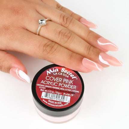 Mia Secret Cover Pink Acrylic Powder 2 Ounce