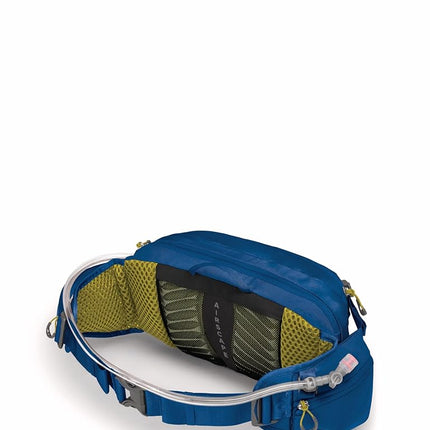Osprey Seral 7L Unisex Biking Waist Pack with Hydraulics Reservoir, Postal Blue