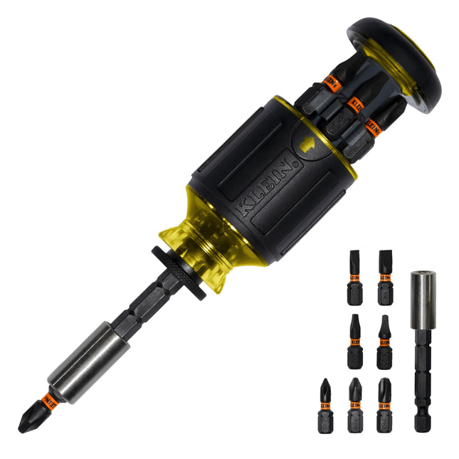 Klein Tools 32308 Multi-bit Stubby Screwdriver, Im