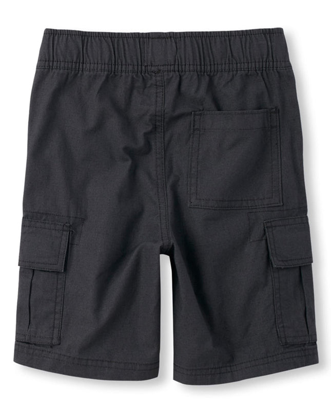 The Children's Place Boys' Pull on Cargo Shorts, Tidal Single, 5 Slim