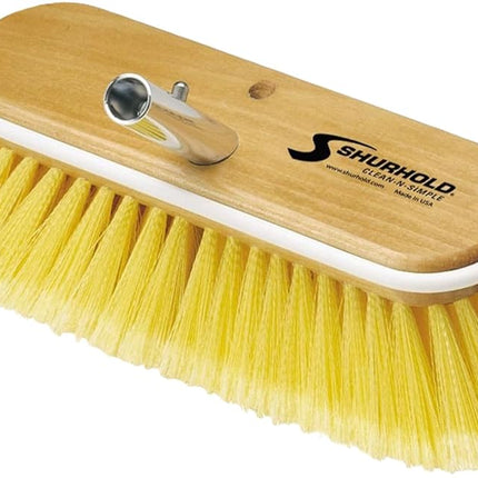 Shurhold 980 10" Deck Brush with Soft Yellow Polys