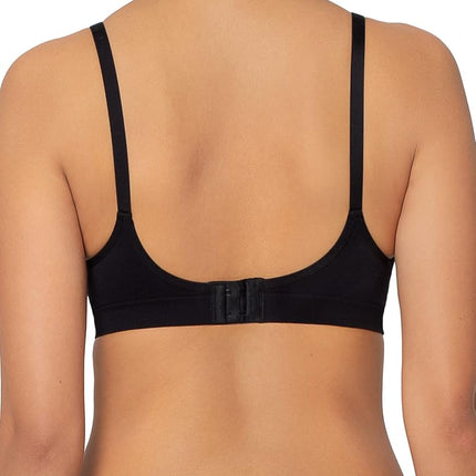 Sujetador push-up sin aros y sin costuras Fruit of the Loom para mujer, tono negro, 40B