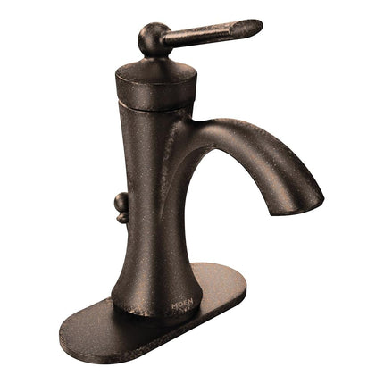 Moen 4500ORB Wynford One-Handle High Arc Bathroom Faucet, Oil Rubbed Bronze