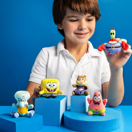 Micro Teenies – SpongeBob SquarePants Collector 5-Pack - Mr Krabs, Sandy, SpongeBob in Underpants