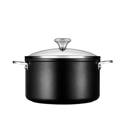 Le Creuset Toughened Nonstick PRO Stockpot with Glass Lid, 6.3 qt.
