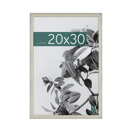 MCS Industries Inc 63746 20x30 Inch Studio Gallery, Gray Woodgrain Frames, 20x30
