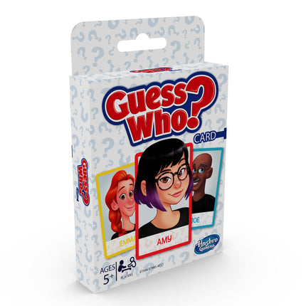 Hasbro Gaming ¿Quién es quién? Juego de cartas para niños de 5 años en adelante, juego de adivinanzas para 2 jugadores