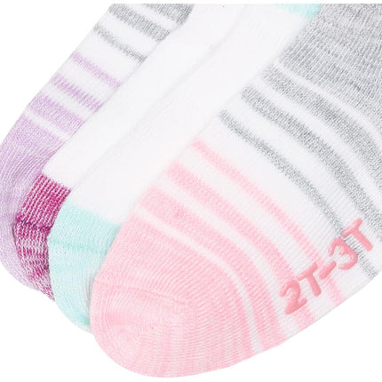 Hanes Calcetines de Escudo de Talón para Niñas Pequeñas y Bebés, Paquete de 10 Pares
