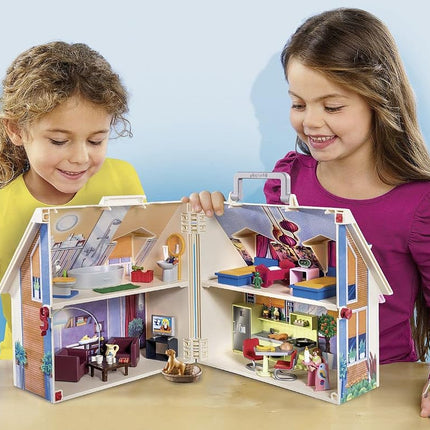 Playmobil 70985 Take Along Dollhouse 64 Pieces Pretend Play for Ages 4+