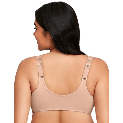 Glamorise Wonderwire Front-Closure Stretch Lace Underwire Bra 9245 (Women's & Women's Plus)