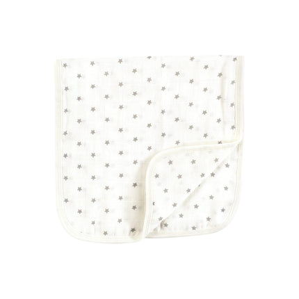Hudson Baby Unisex Baby Muslin Burp Cloth 7pk, Royal Safari, One Size