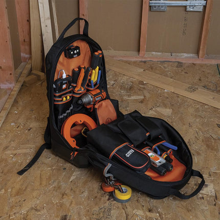 Klein Tools 62201MB MODbox Electrician's Tool Backpack, Customizable Mobile Workstation with 32 Pockets for Maximum Tool Storage