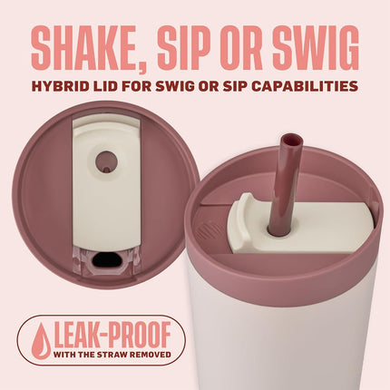 Shaker 2-in -1 Tumbler, Sahara Sunset, 24 oz (710 ml), Blender Bottle