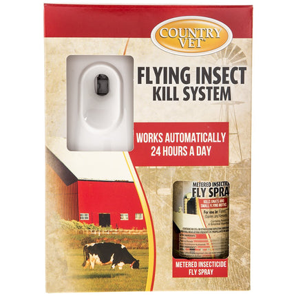 Sistema de Control de Insectos Voladores de 24 Horas Country Vet Marrón/A