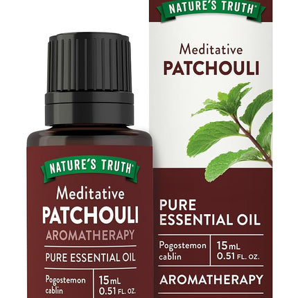 Nature's Truth Patchouli Essential Oil | 15 mL | 1