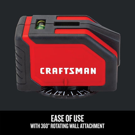 CRAFTSMAN Laser Level, 10-Foot Range (CMHT77634)