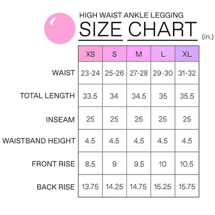 Yogalicious High Waist Ultra Soft Nude Tech Leggings for Women, Black Nude Tech 28", XS