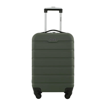 Wrangler Hardside Carry-on Spinner Luggage, Olive,