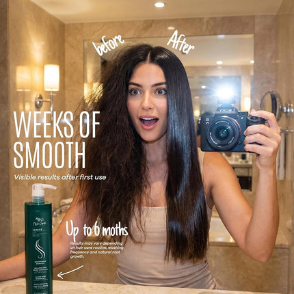 I Belli Capelli Venice Organic Keratin Hair Treatment Straightening in 1 Step- Formaldehyde Free, Keratina Organica, Keratina Para Alisar El Pelo Sin Formol, Brazilian Keratin (16.9 Fl Oz/ 500 ml)