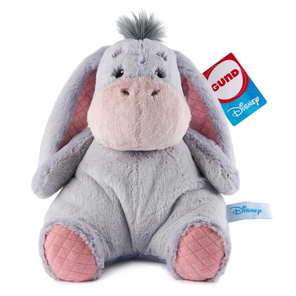 GUND Disney Official Eeyore Oh So Snuggly Plush, Winnie The Pooh, Eeyore Donkey Stuffed Animal for Ages 1 and Up, Grey, 12.5”