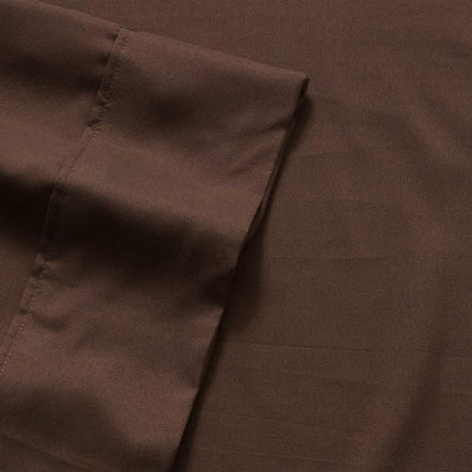 Sweet Home Collection Ultra Soft Down Alternative Set & Luxurious Bed Sheets, Microfiber, Brown, Twin XL